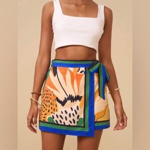 New In PackageColorful Wrap Skirt size xs
